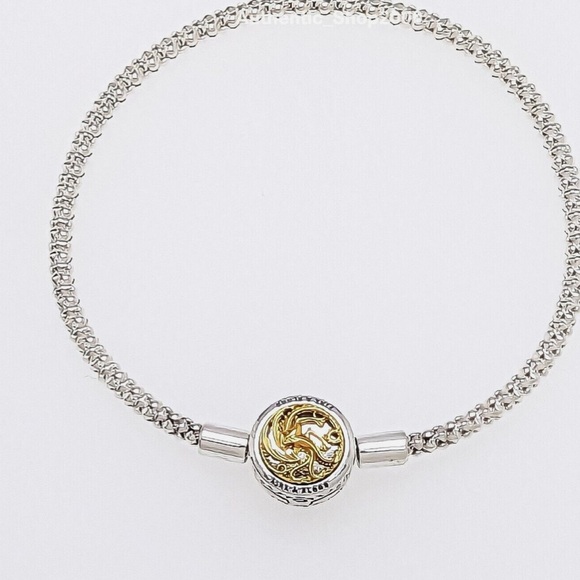 Pandora Game of Thrones House Sigil Clasp Moments Studded Chain Bracelet NEW - Picture 5 of 10